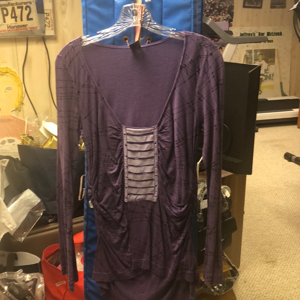Cotton rouched top